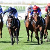 Sharp N Smart red cap blue pompom 2nd L The Phoenix Eagle Farm - Trackside Photography Grant Peters 4-6-22.JPG