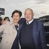 Graeme and Debbie Rogerson after Sharp N Smart's Spring Champion Stakes triumph - bradleyphotos